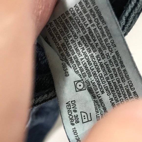 (SOLD)Nine West Boot Cut Jeans sz 12 Mid Rise - Picture 11 of 11